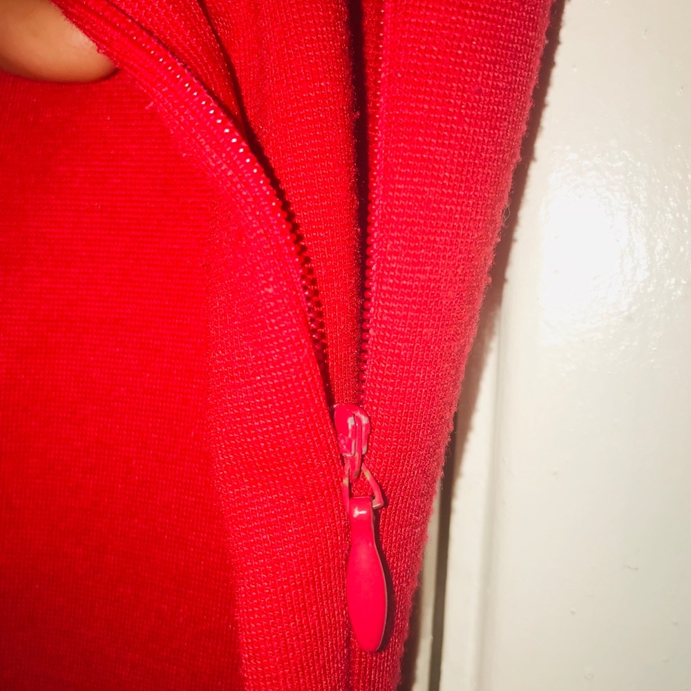 ANN TAYLOR LOFT PETITE 2p Red Dress